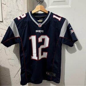 Nike New England Patriots Tom Brady #12 NFL Players On Field Jersey!